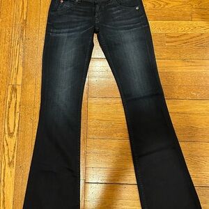 Hudson Jeans Dark Wash Flare Denim Size 25 Bohemian